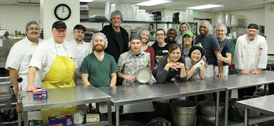 Seattle AIGA Board and FareStart Kitchen on National Day of Service 2013.